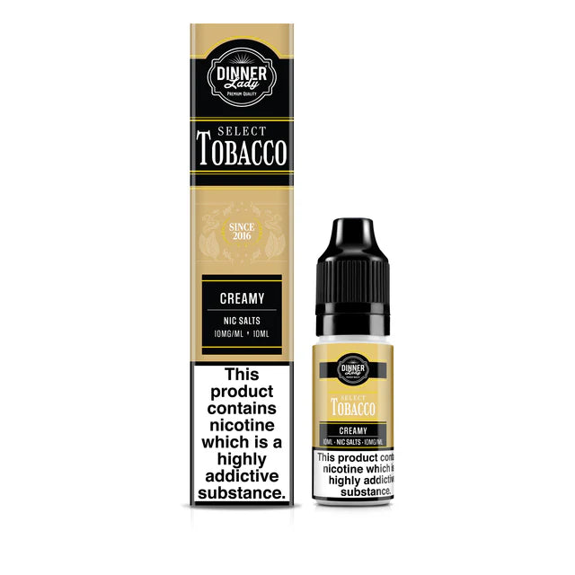 Creamy Dinner Lady Select Tobacco Nic Salts
