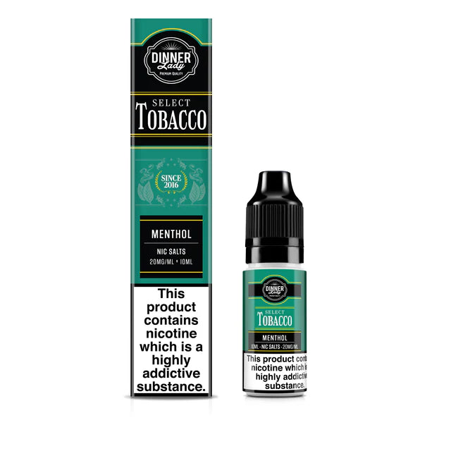 Menthol Dinner Lady Select Tobacco Nic Salts