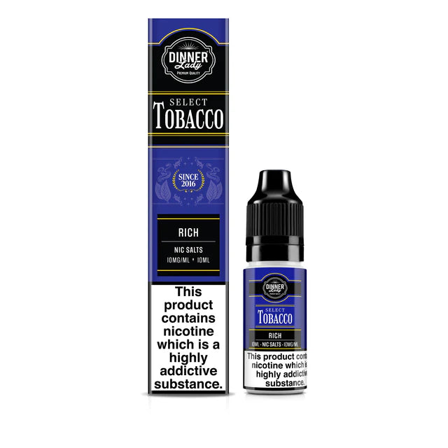 Rich Dinner Lady Select Tobacco Nic Salts