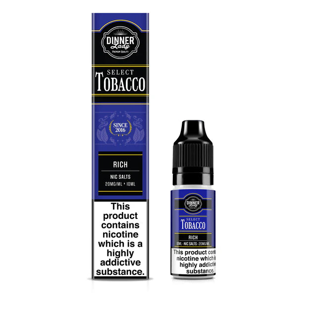 Rich Dinner Lady Select Tobacco Nic Salts