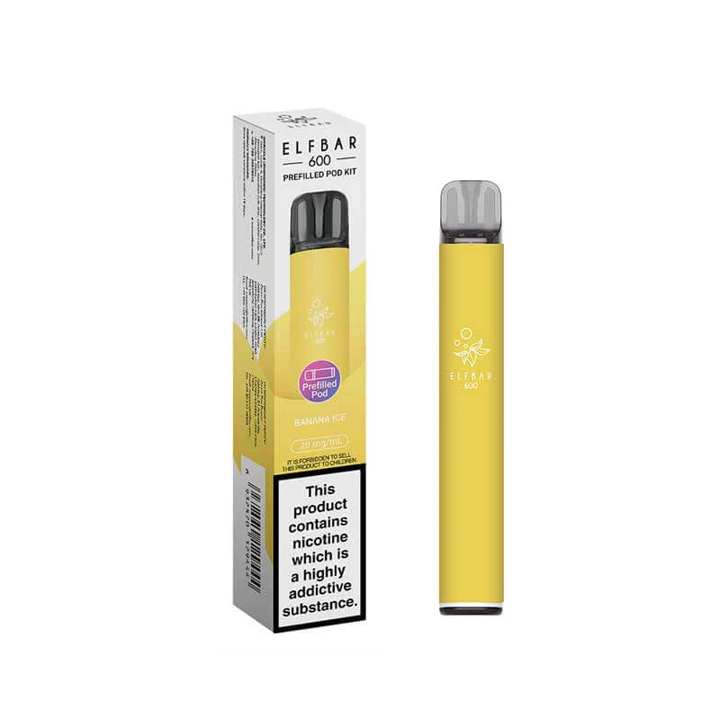 Banana Ice Elf Bar 600 Pod Kit