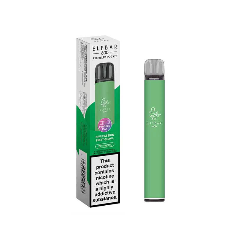 Kiwi Passion Fruit Guava Elf Bar 600 Pod Kit
