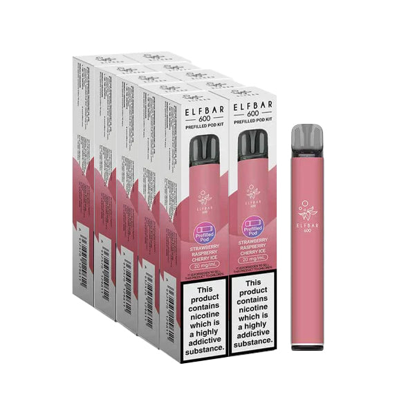 Strawberry Raspberry Cherry Ice 10 x Elf Bar Multipack