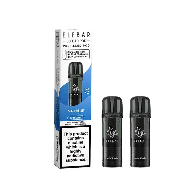 Mad Blue Elf Bar 600 Pods