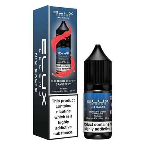 Blueberry Cherry Cranberry Elux Legend Nic Salt