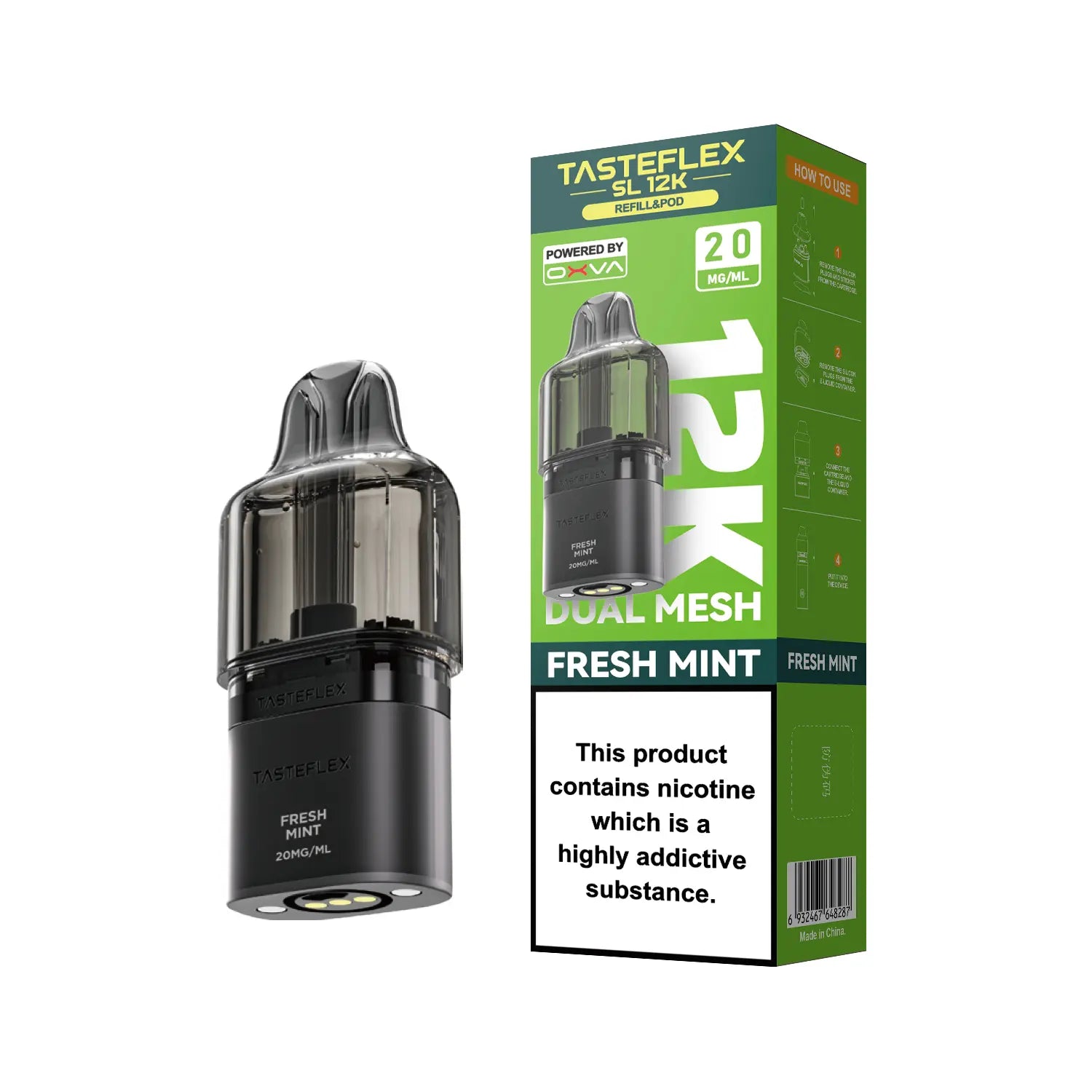 Fresh Mint OXVA Tasteflex SL 12K Pod