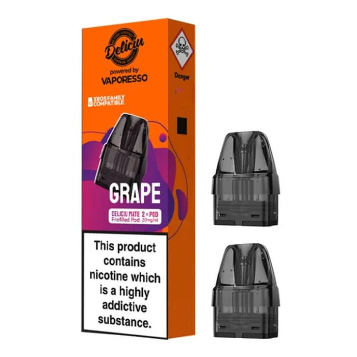 Grape Prfilled Pod By Vaporesso Deliciu Mate