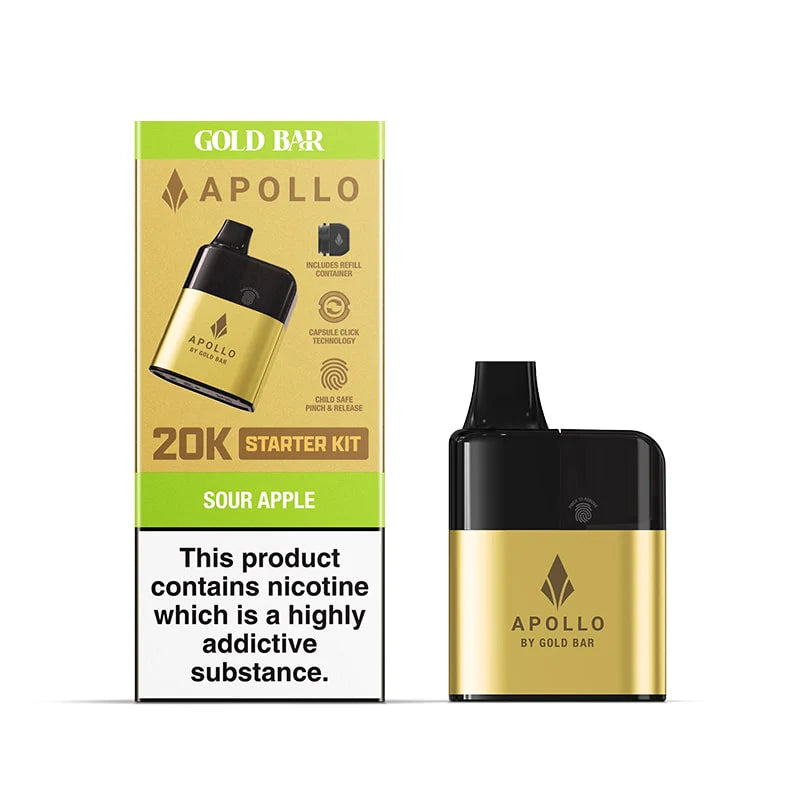 Sour Apple Gold Bar Apollo 20K Pod Kit