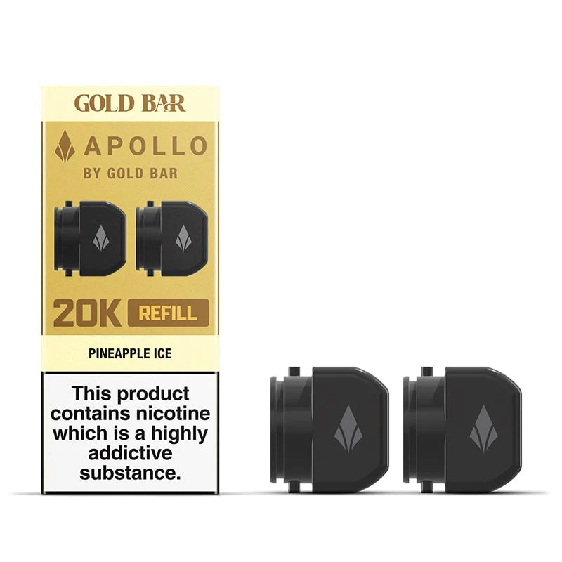 Pineapple Ice Gold Bar Apollo 20K Refill pod