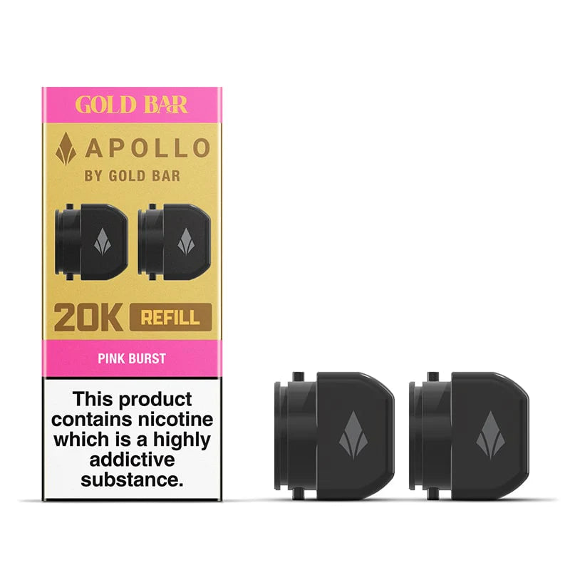 Pink Burst Gold Bar Apollo 20K Refill pod