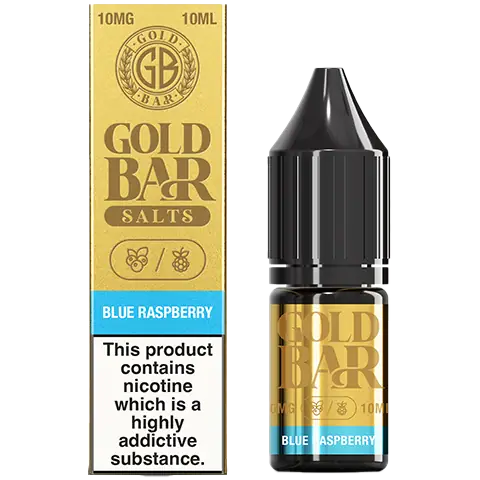 Blue Raspberry Gold Bar Nic Salt