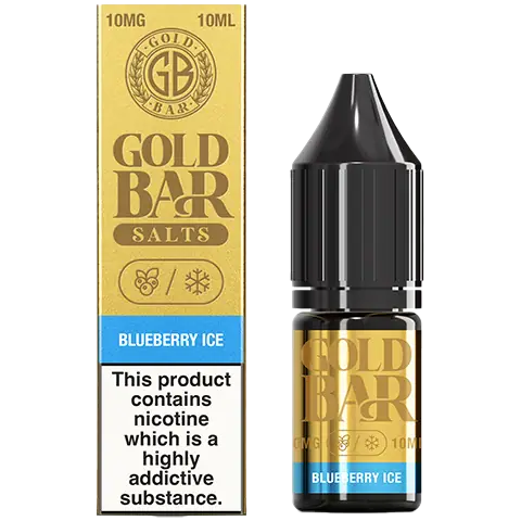 Blueberry Ice Gold Bar Nic Salt