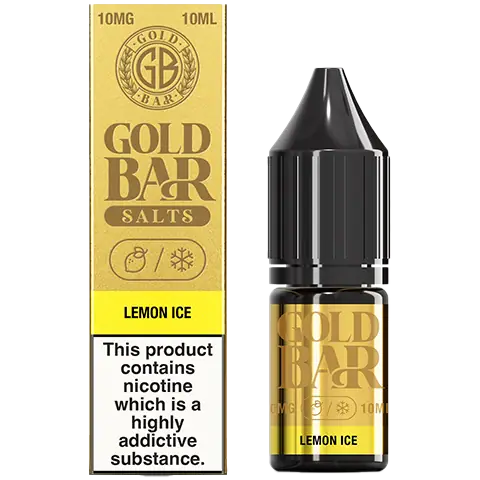 Lemon Ice Gold Bar Nic Salt