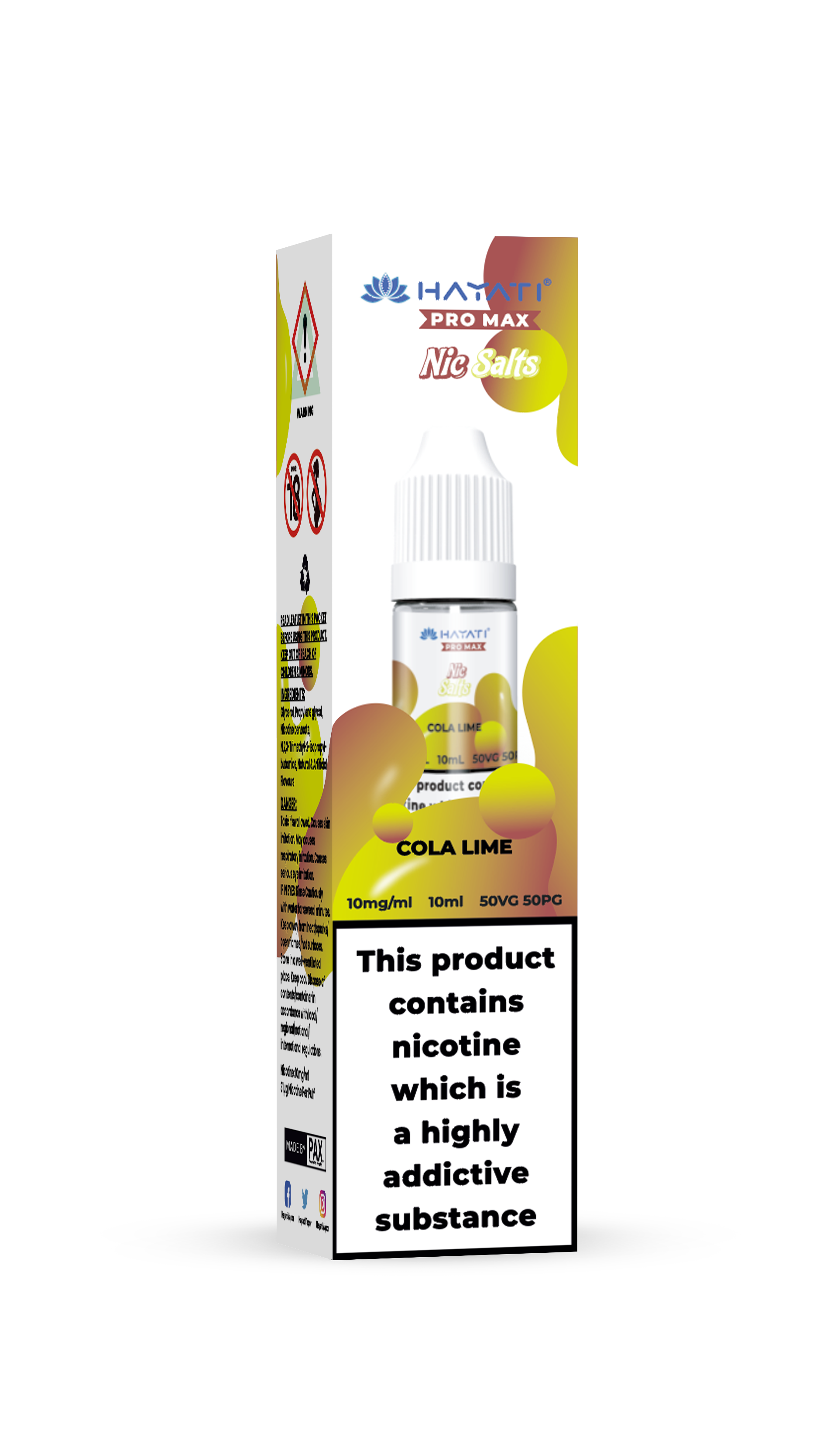 Cola Lime Hayati Pro Max Nic Salt