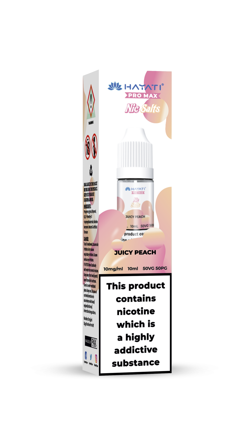 Juicy Peach Hayati Pro Max Nic Salt