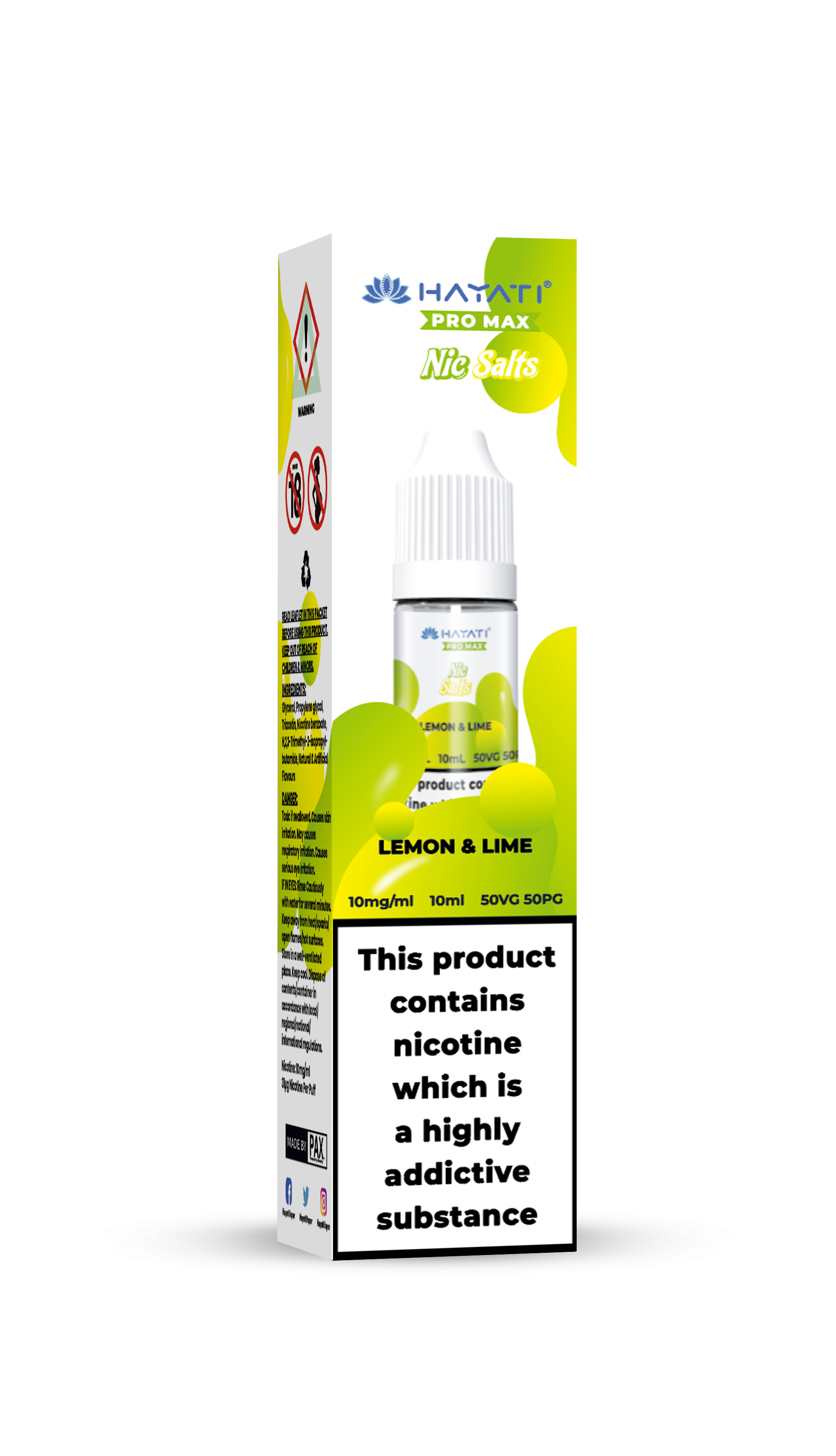 Lemon & Lime Hayati Pro Max Nic Salt