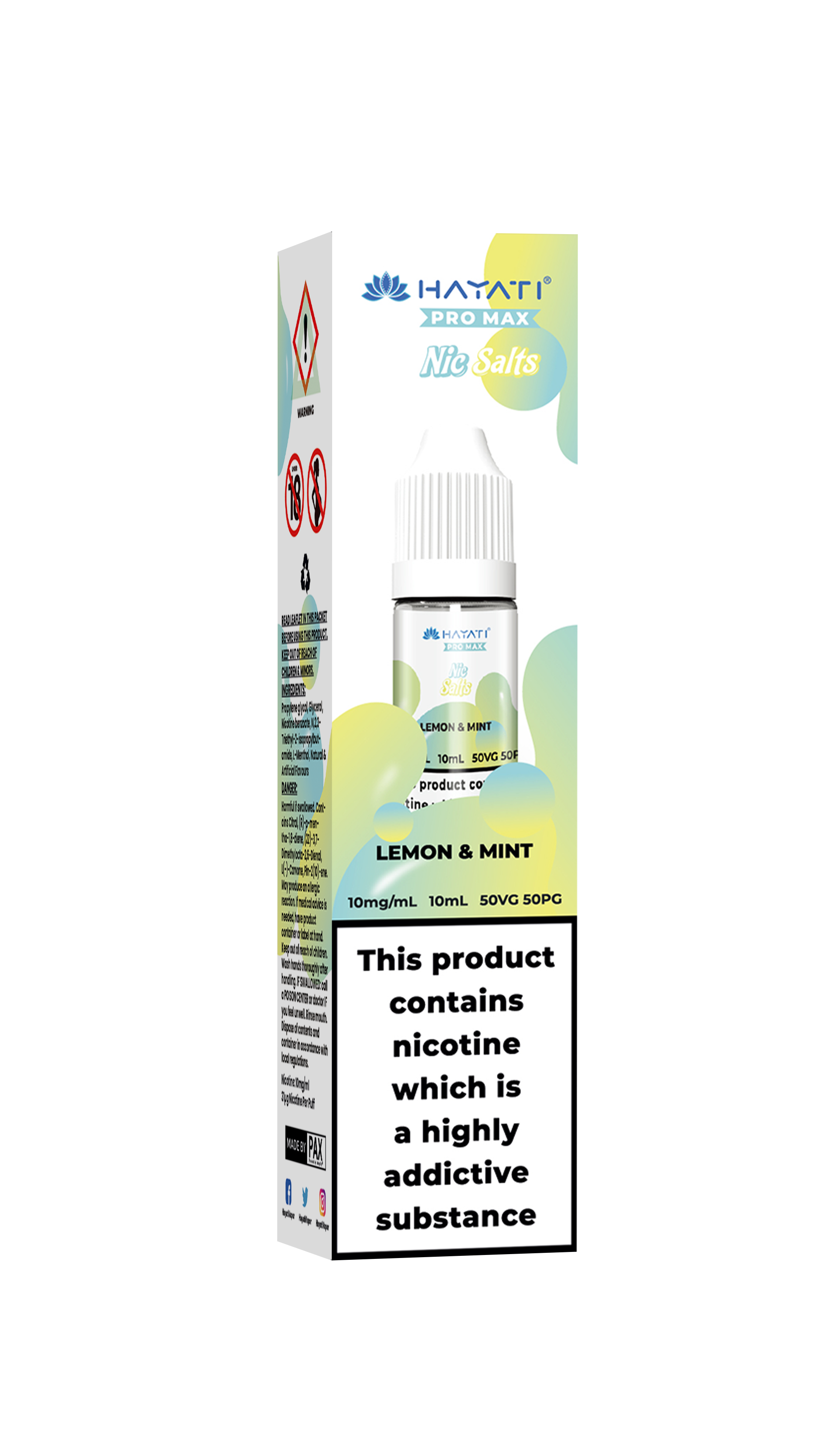 Lemon & Mint Hayati Pro Max Nic Salt