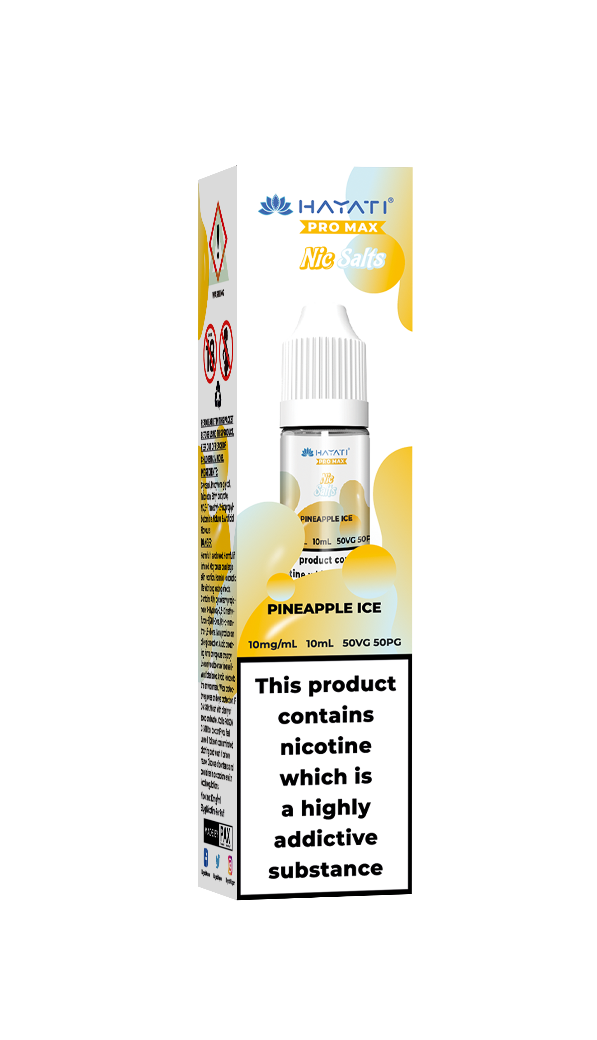 Pineapple Ice Hayati Pro Max Nic Salt