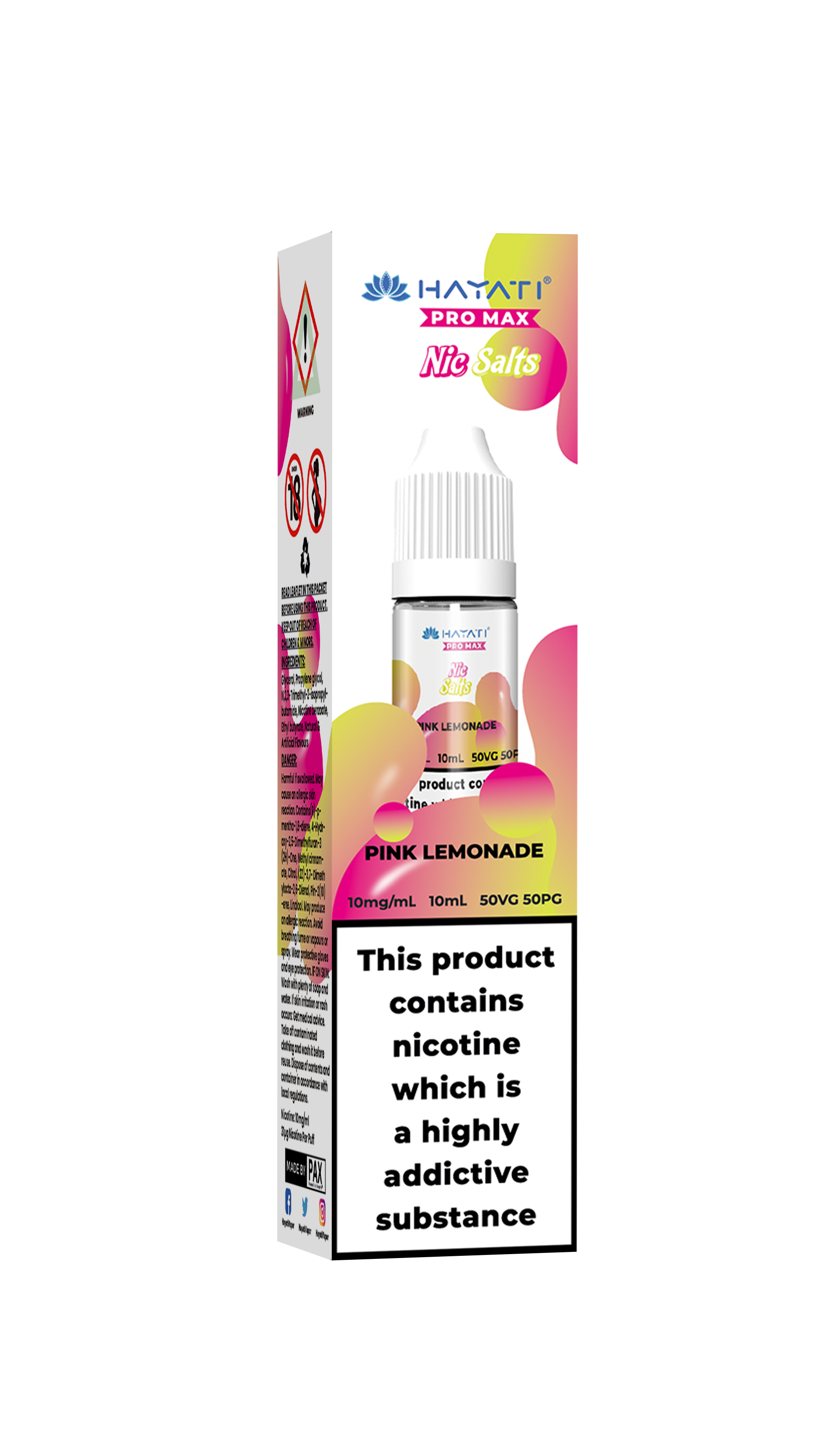 Pink Lemonade Hayati Pro Max Nic Salt