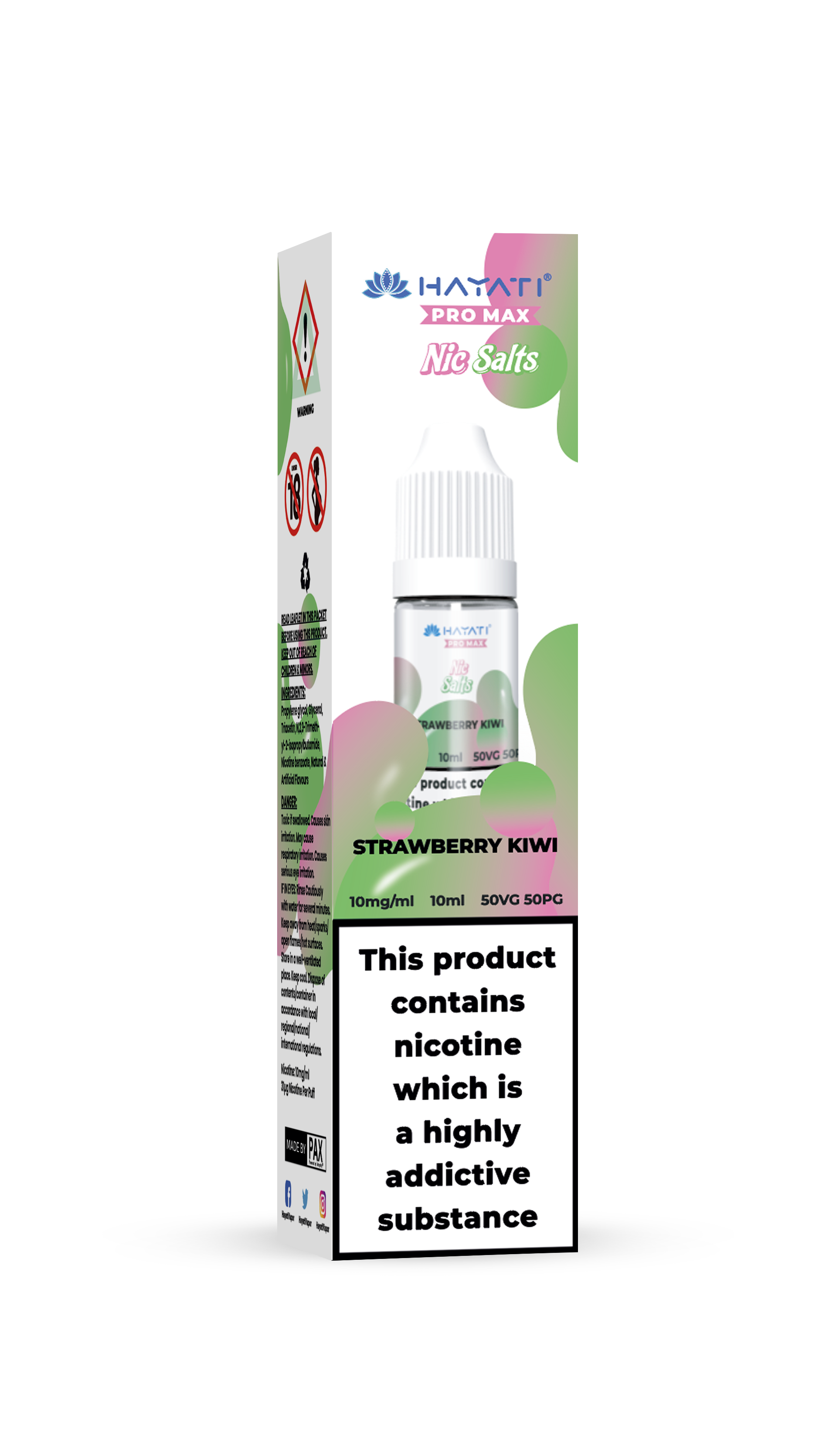 Strawberry Kiwi Hayati Pro Max Nic Salt