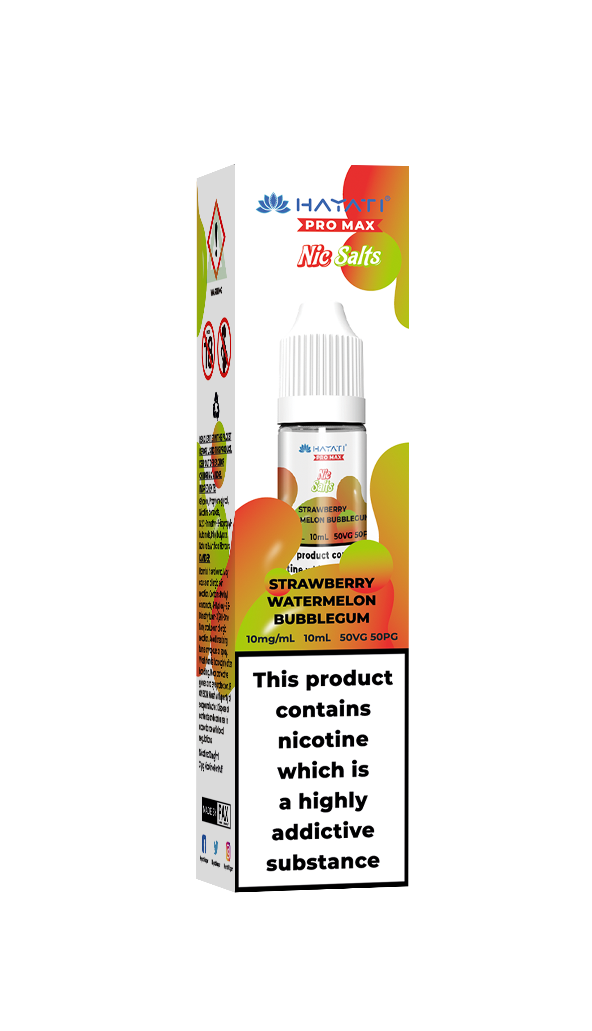 Strawberry Watermelon Hayati Pro Max Nic Salt
