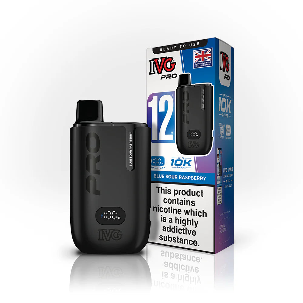 Blue Sour Raspberry IVG Pro 12 Pod Kit