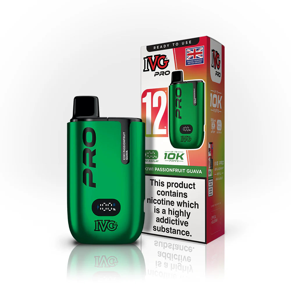 Kiwi Passionfruit Guava IVG Pro 12 Pod Kit