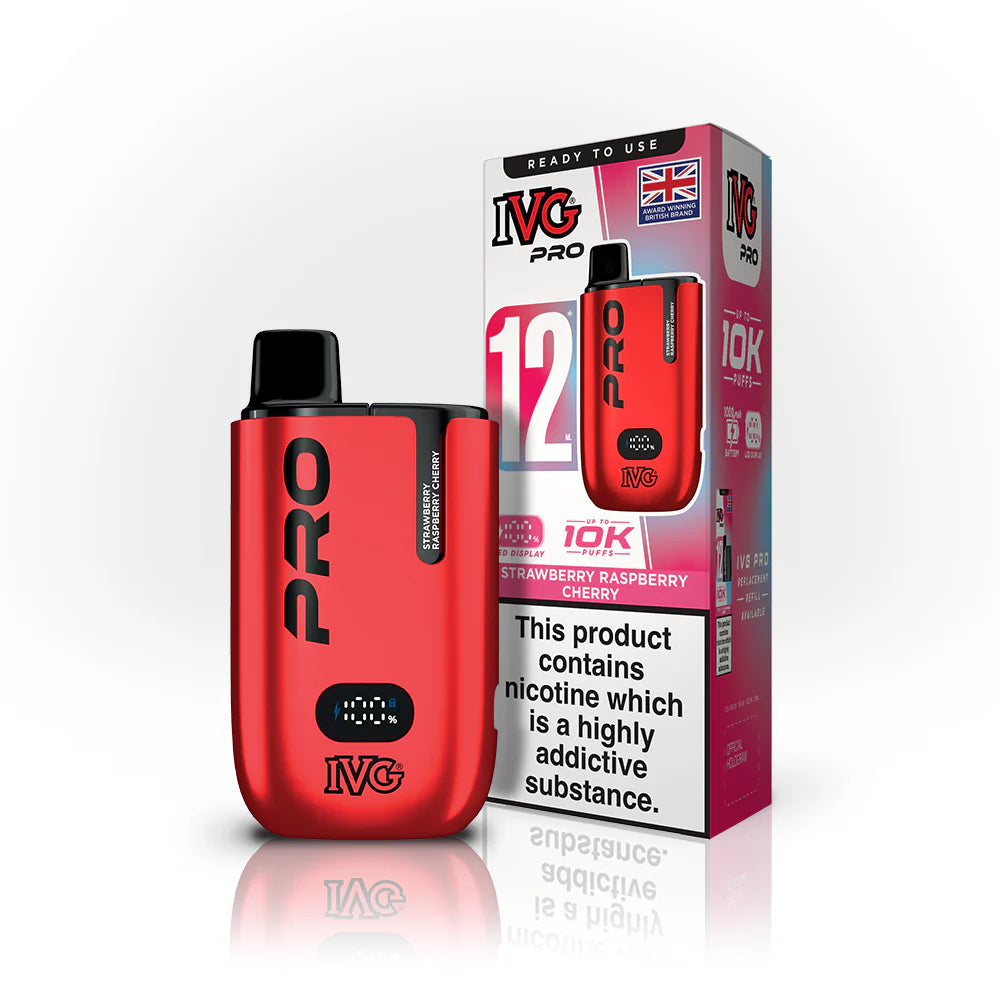 Strawberry Raspberry Cherry IVG Pro 12 Pod Kit