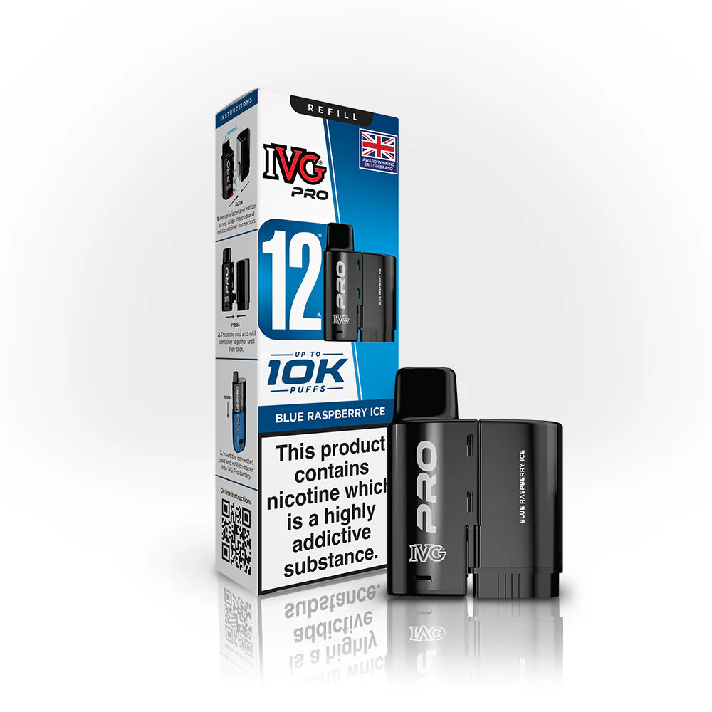 Blue Raspberry Ice IVG Pro 12 Pod
