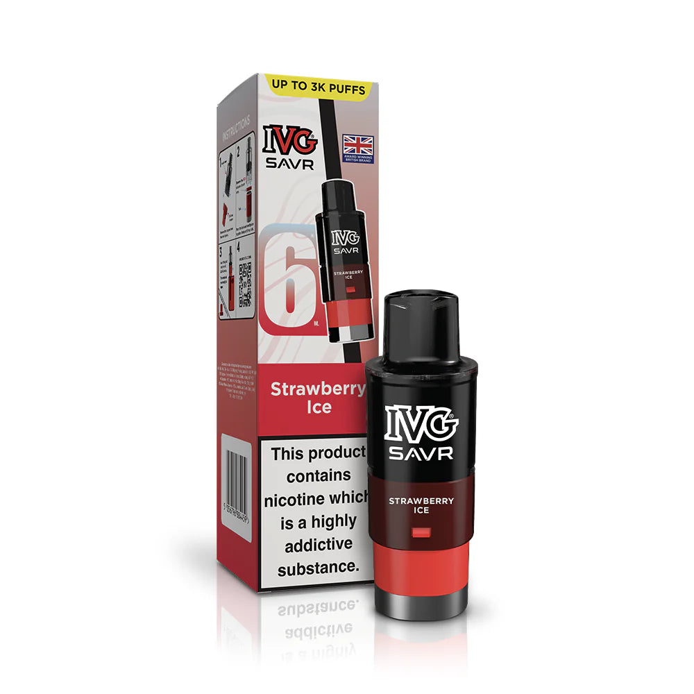 Strawberry Ice IVG SAVR Pod