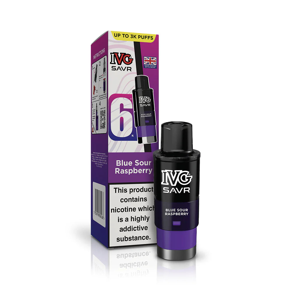Blue Sour Raspberry IVG SAVR Pod
