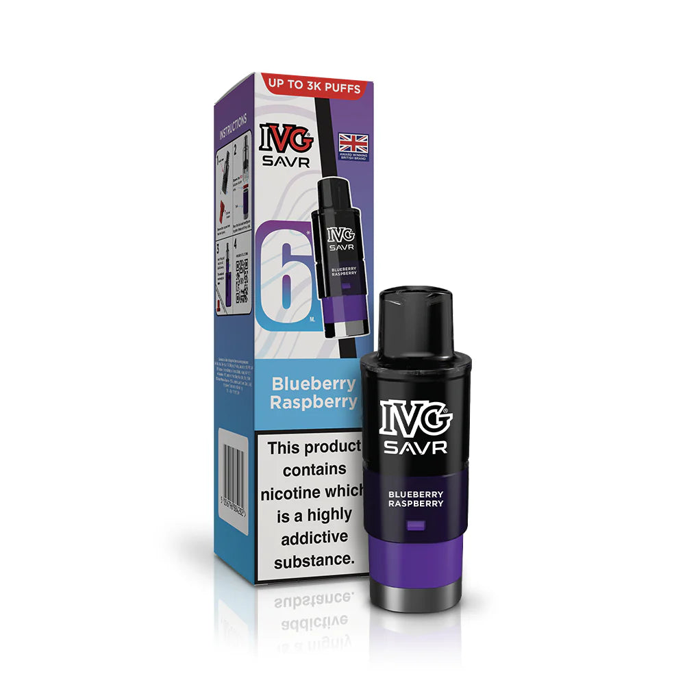 Blueberry Raspberry IVG SAVR Pod