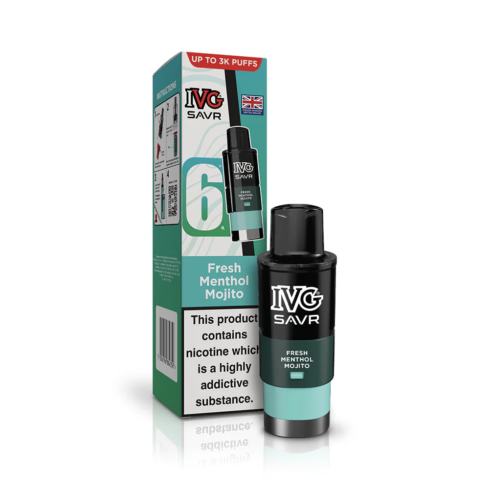 Fresh Menthol Mojito IVG SAVR Pod