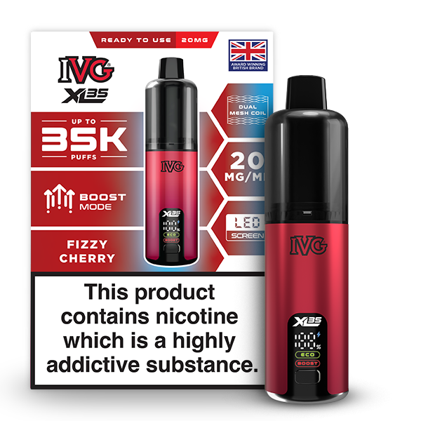 Fizzy Cherry IVG XL35 Prefilled Pod Kit