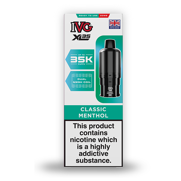 Classic Menthol IVG XL35 Prefilled Pod
