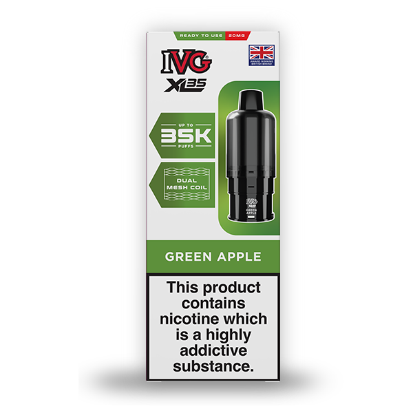 Green Apple IVG XL35 Prefilled Pod