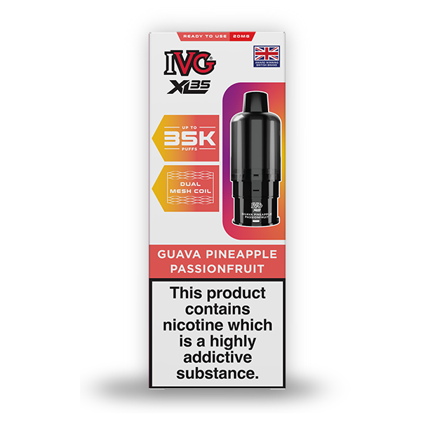 Guava Pineapple Passionfruit IVG XL35 Prefilled Pod