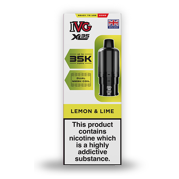 Lemon & Lime IVG XL35 Prefilled Pod