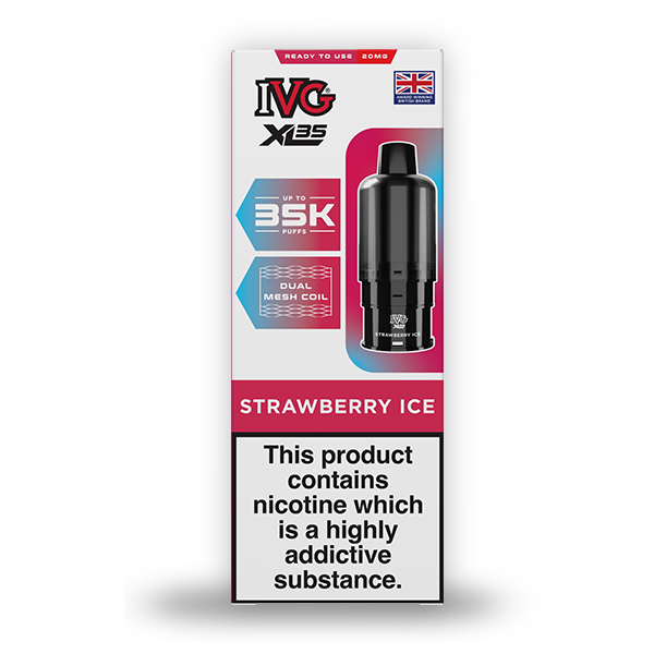 Strawberry Ice IVG XL35 Prefilled Pod