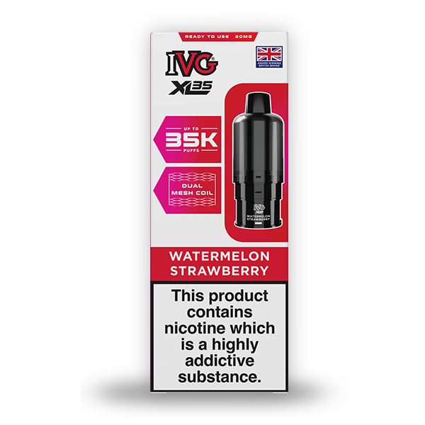 Watermelon Strawberry IVG XL35 Prefilled Pod