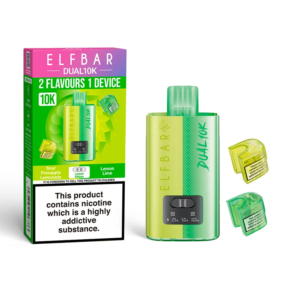 Elf Bar Dual 10K Lemon Edition Disposable Vape