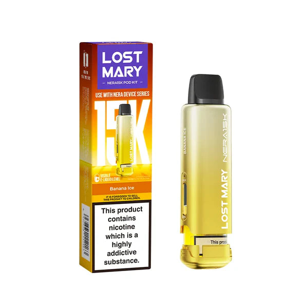 Banana Ice Lost Mary Nera 15K Prefilled Pod