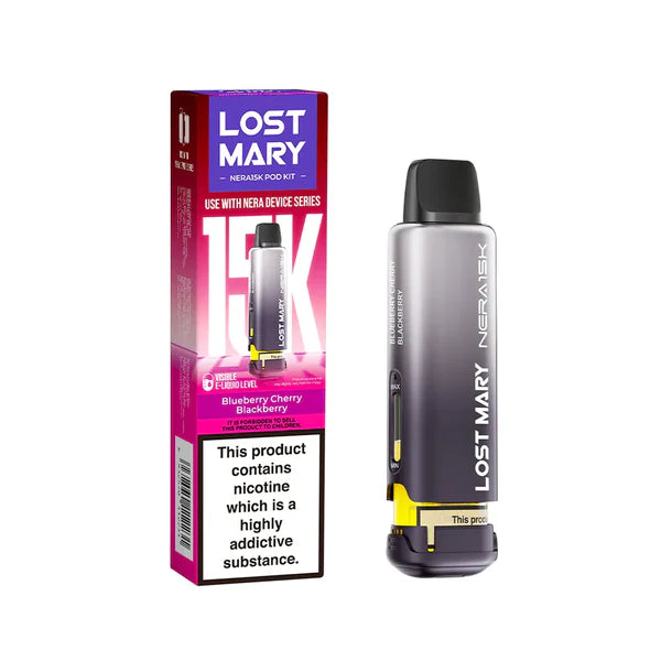 Blueberry Cherry Blackberry Lost Mary Nera 15K Pod