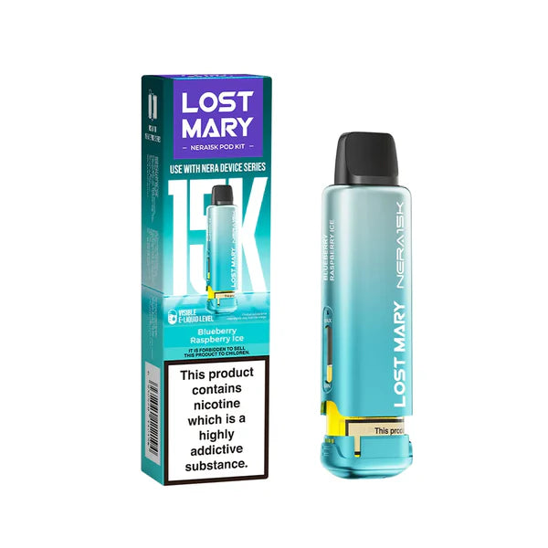 Blueberry Raspberry Ice Lost Mary Nera 15K Pod