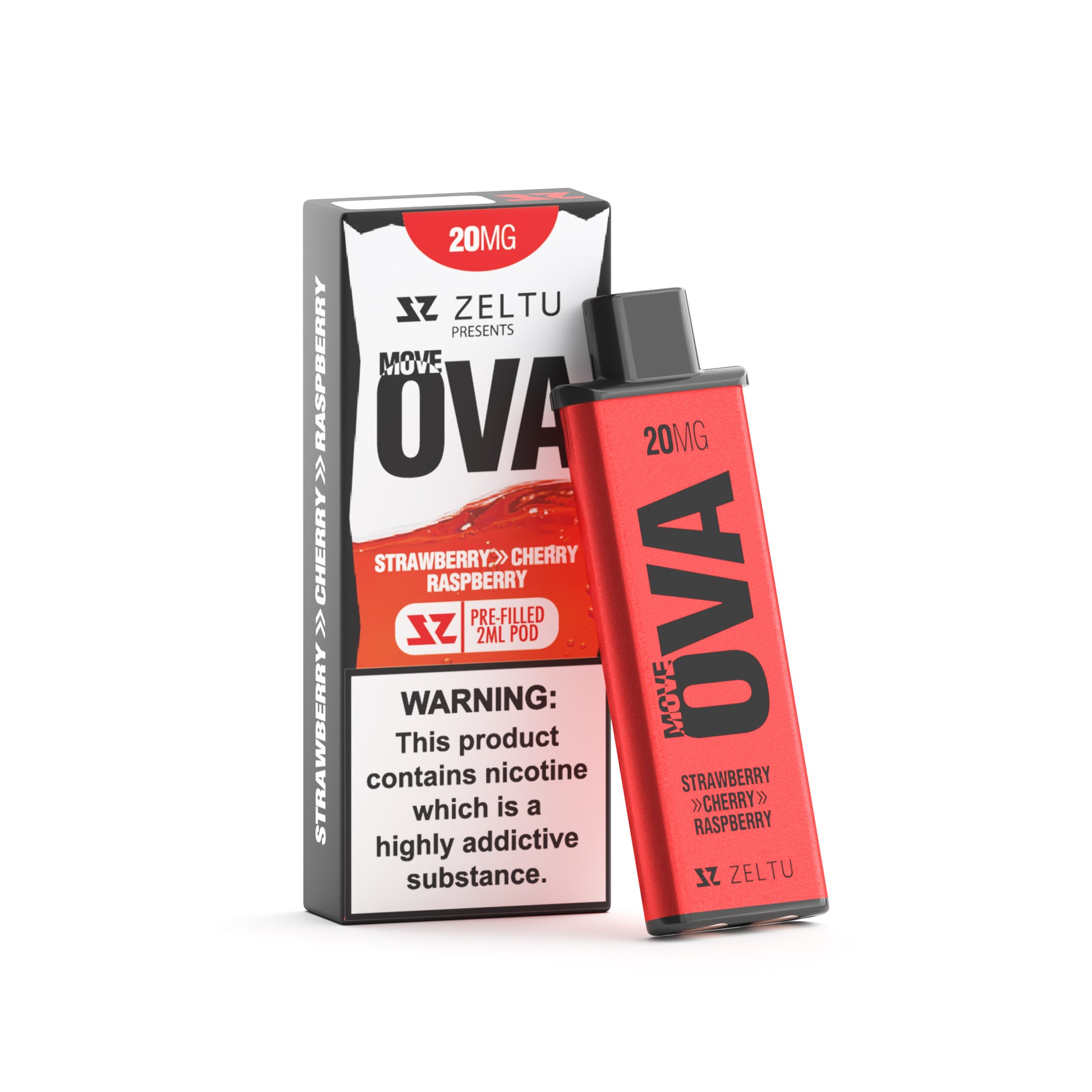 Ova Strawberry Cherry Raspberry - Zeltu X3 Prefilled Pod