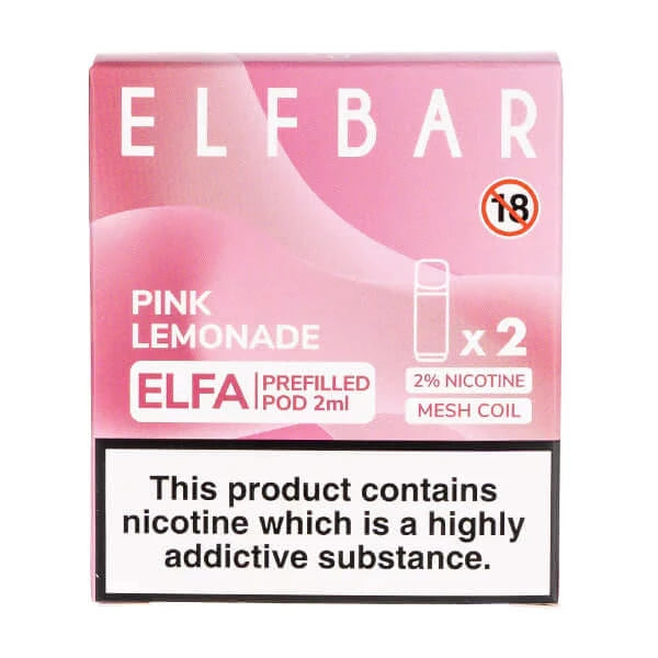 Pink Lemonade Elfa Pods by Elf Bar