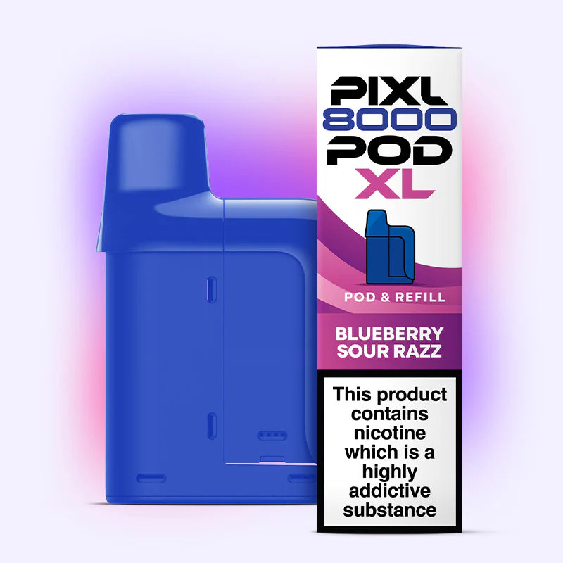Blueberry Sour Razz Pixl 8000 Refill pod