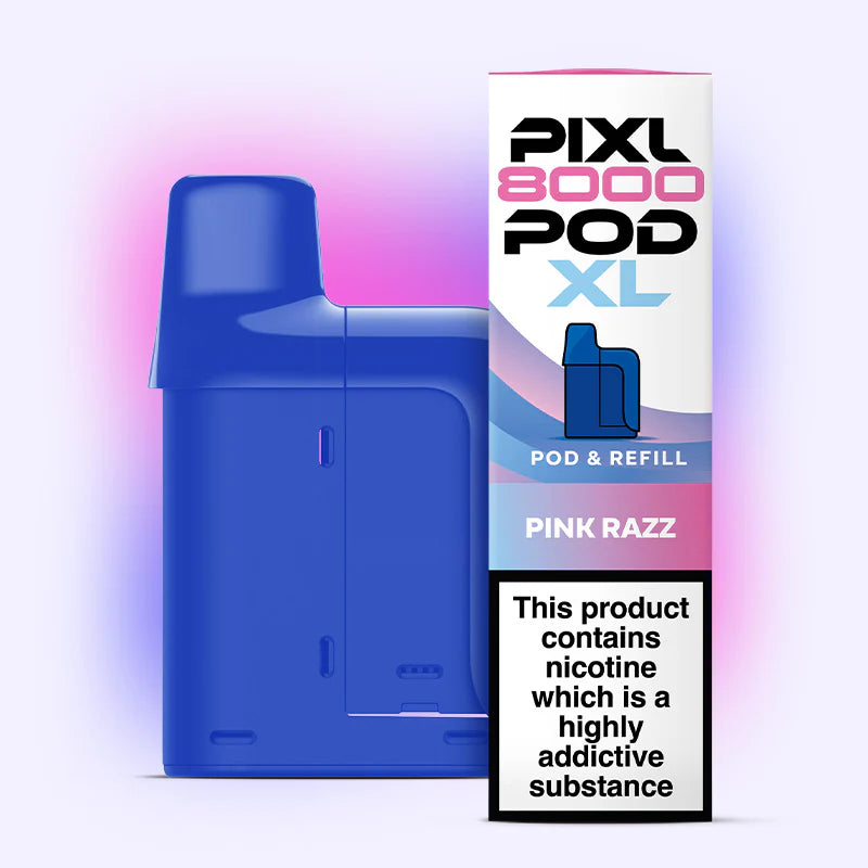 Pink Razz Pixl 8000 Refill pod