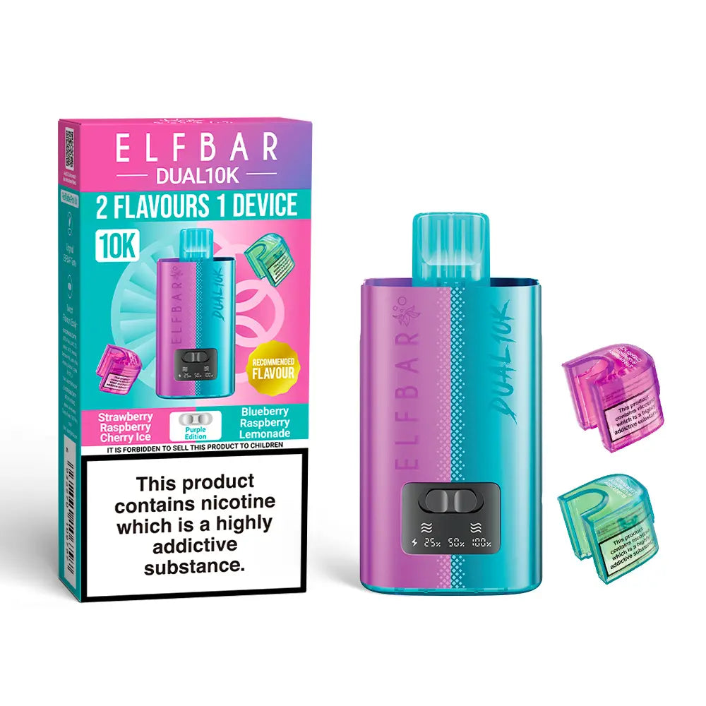 Elf Bar Dual 10K Purple Edition Disposable Vape