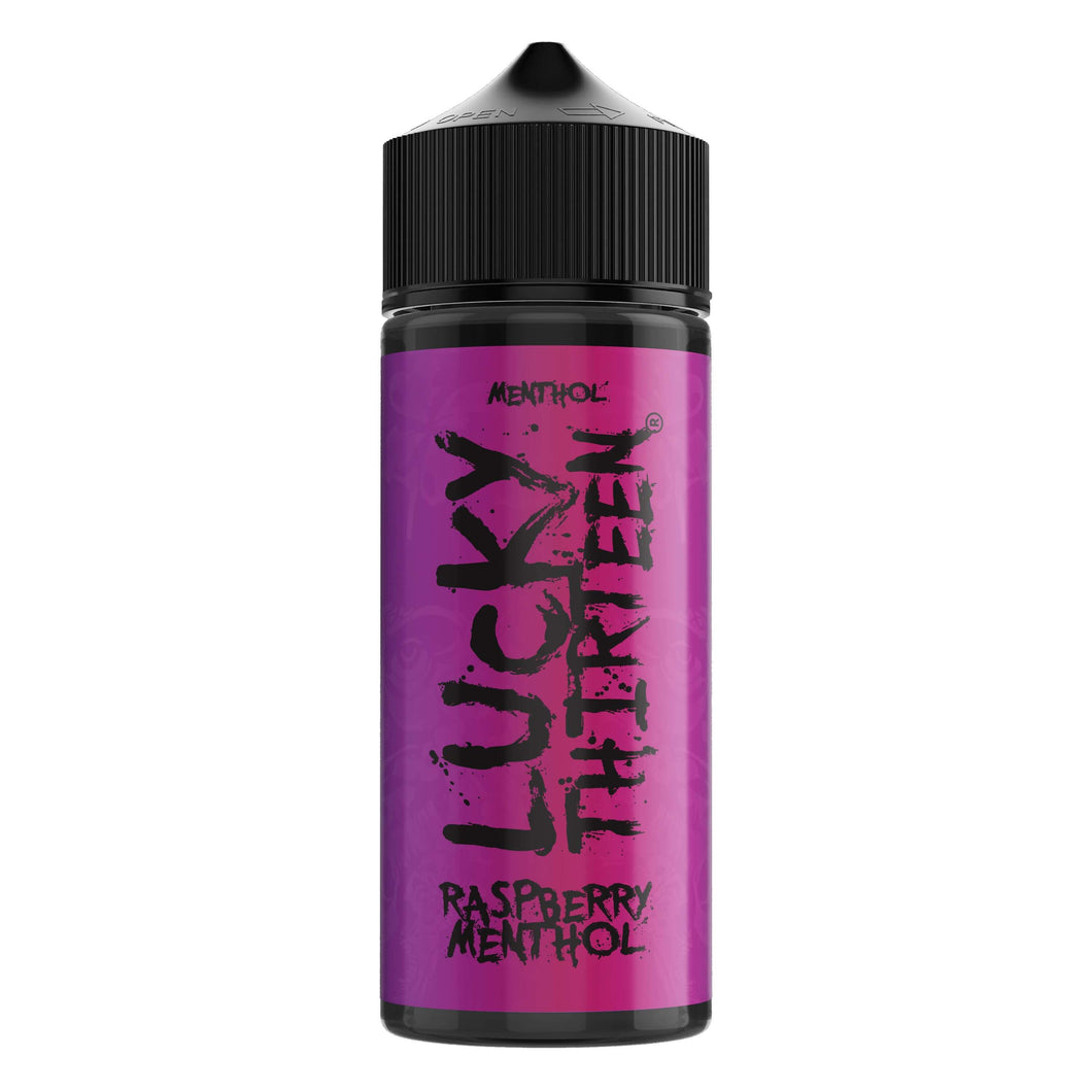 Raspberry Menthol E-Liquid by Lucky Thirteen